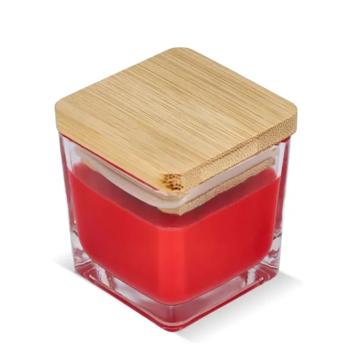 Chakra plant based candle in glass jar - LT90747 (N0021)